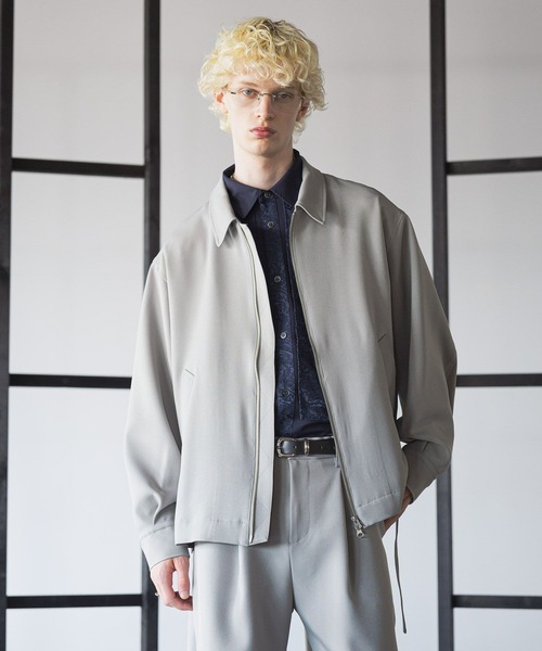 HARE(ハレ)の「【SET UP対応】ノーブルワークブルゾン(HARE)(ブルゾン・メンズ・ブルー系その他/パープル/ブラック/グレー・SMALL/MEDIUM)」の6枚目の写真