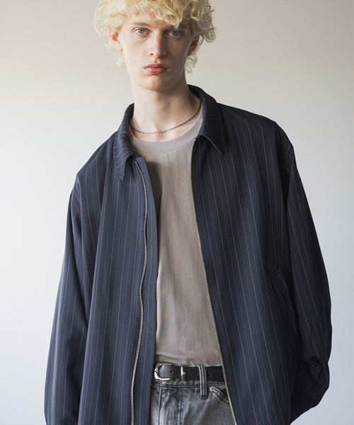 HARE(ハレ)の「【SET UP対応】ノーブルワークブルゾン(HARE)(ブルゾン・メンズ・ブルー系その他/パープル/ブラック/グレー・SMALL/MEDIUM)」の9枚目の写真