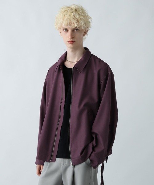 HARE(ハレ)の「【SET UP対応】ノーブルワークブルゾン(HARE)(ブルゾン・メンズ・ブルー系その他/パープル/ブラック/グレー・SMALL/MEDIUM)」の12枚目の写真