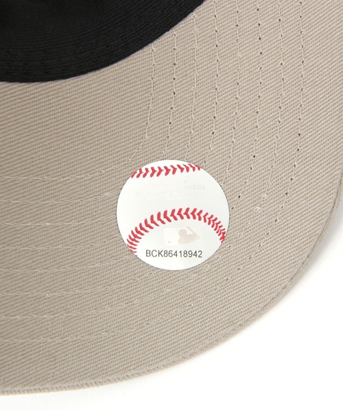 LOWRYS FARM(ローリーズファーム)の「MLB2トーンCAP 494593(キャップ・キッズ・ネイビー/ベージュ・FREE)」の7枚目の写真