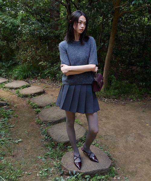 CHARLES & KEITH(チャールズ & キース)の「Arlet アラート ベルトトップハンドルバッグ(ハンドバッグ・レディース・ワインレッド/ブラック/クリーム・S)」の22枚目の写真