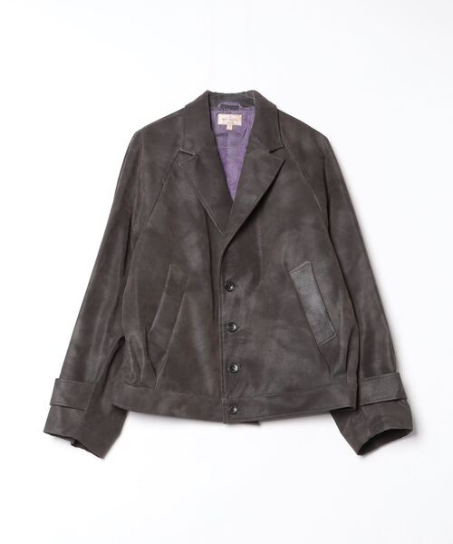 CANNABIS(カンナビス)の「NEZU YO-HINTEN シンセティックレザージャケット (200703)(その他アウター・メンズ・グレー・MEDIUM)」の6枚目の写真