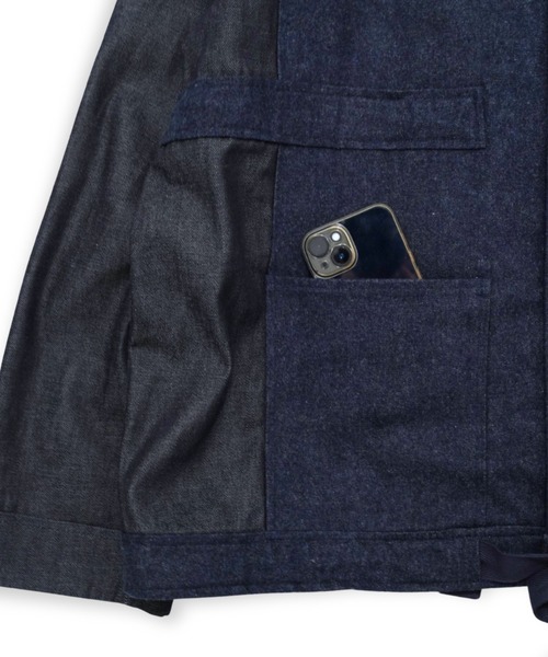 ohta(オータ)の「【ohta】 denim jacket(デニムジャケット・メンズ・ブルー・1)」の3枚目の写真