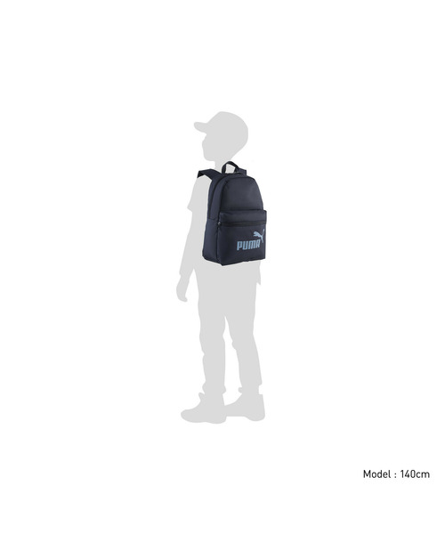 PUMA（プーマ）の「PUMA プーマ キッズ プーマ フェーズ スモール バックパック 13L（バックパック/リュック・キッズ・パープル/ネイビー・フリー）」の3枚目の写真