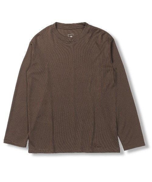 Foxfire（フォックスファイヤー）の「マイクロアゼクルー（Tシャツ/カットソー・メンズ・レッド/ブラウン/サンドグレー/チャコール・XL/L/M/S）」の3枚目の写真