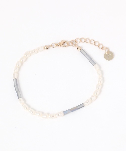 niko and...（ニコアンド）の「カラービーズパール調ブレスレット（ブレスレット・レディース・イエロー/オレンジ/ブルー・0）」の2枚目の写真