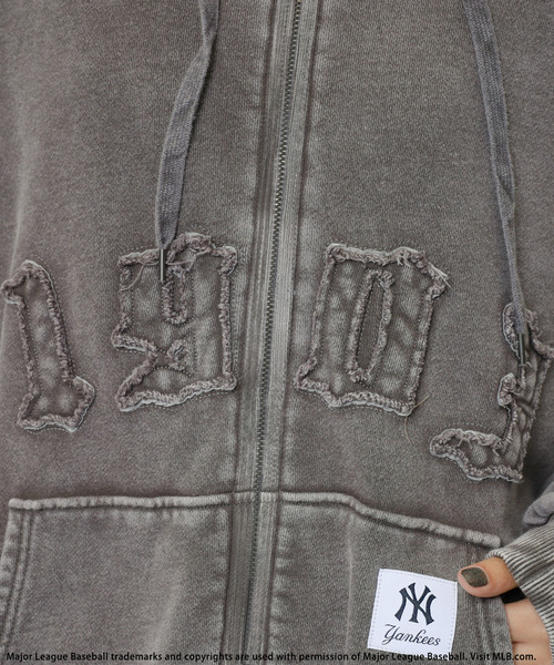 BACK TO THE FIELD（バック トゥー ザ フィールド）の「【MLB】ZIPビッグフーディー（パーカー・レディース・レッド/ブラウン/ブラック・FREE）」の13枚目の写真