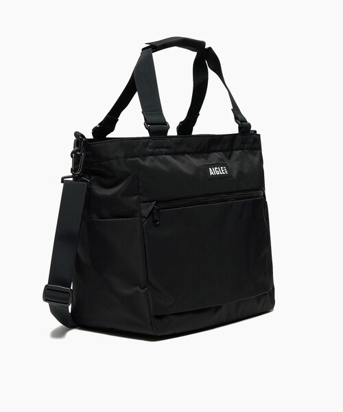 AIGLE（エーグル）の「撥水 アーバン 2wayトートバッグ（トートバッグ・レディース・ブラック/グレー・FREE）」の3枚目の写真