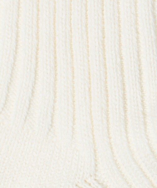 UNITED ARROWS（ユナイテッドアローズ）の「ボリューム リブ ソックス（ソックス/靴下・メンズ・ブラック/ベージュ/レッド/オフホワイト・FREE）」の8枚目の写真