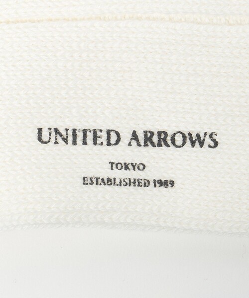 UNITED ARROWS（ユナイテッドアローズ）の「ボリューム リブ ソックス（ソックス/靴下・メンズ・ブラック/ベージュ/レッド/オフホワイト・FREE）」の9枚目の写真