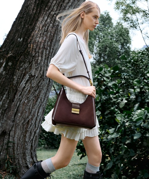 Charlot シャーロット スエードホーボーバッグ（ショルダー