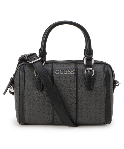 Guess(ゲス)の「RADLEIGH Box Satchel ボストンバッグ (ハンドバッグ・レディース・ダークグレー・ONE SIZE)」の1枚目の写真