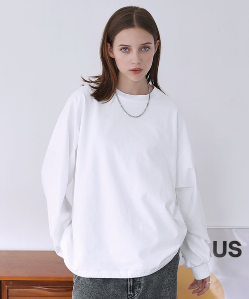 バルーンスリーブアソートデザインドローコードT（Tシャツ/カットソー