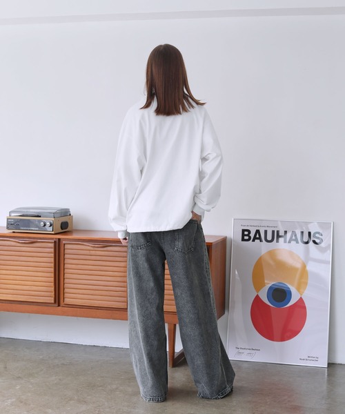 バルーンスリーブアソートデザインドローコードT（Tシャツ/カットソー