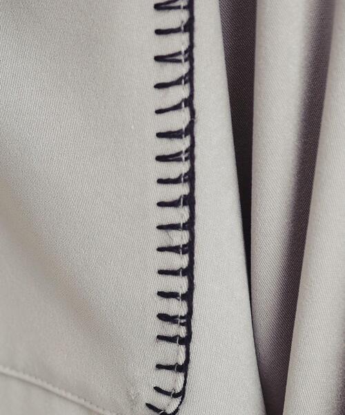 tk.TAKEO KIKUCHI(ティーケータケオキクチ)の「なめらかスエードタッチステッチシャツ(シャツ/ブラウス・メンズ・ブラック/ライトグレー/ブラウン系・01/03/02)」の13枚目の写真