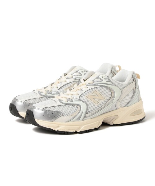 ジルペコ箱無新品24.5ニューバランスレディーススニーカーU530CSF NEW BALANCE U530ESA SILVER METALLIC ニューバランス