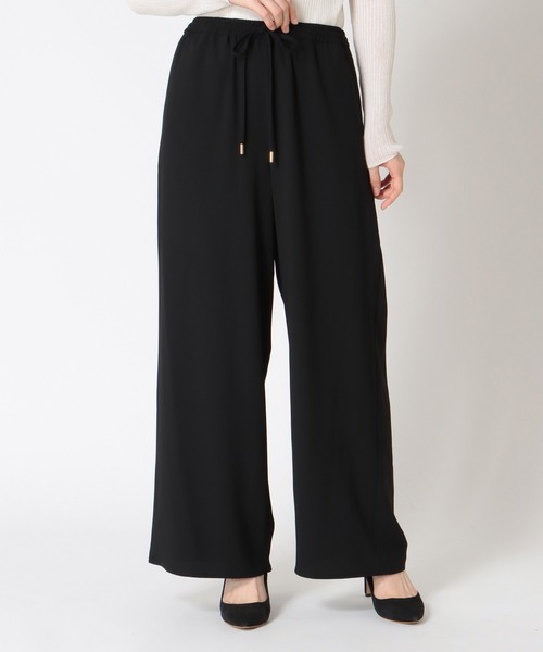 Jines（ジネス）の「リラックスイージーパンツ【セットアップ可】（その他パンツ・レディース・ベージュ/ブラック/グレー・38）」の2枚目の写真
