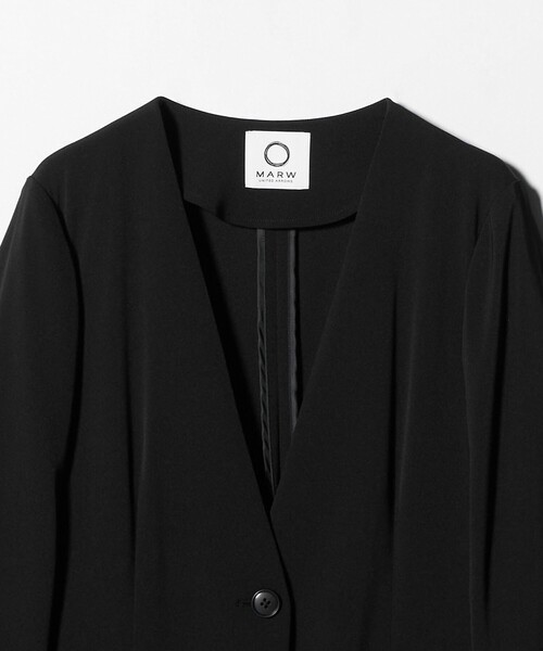 タグ付 2025 マルゥユナイテッドアローズツイル ノーカラージャケット 36 MARW UNITED ARROWS（マルゥ ユナイテッドアローズ）の「＜MARW UNITED