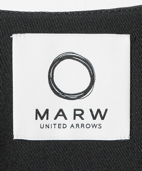 MARW UNITED ARROWS＞ツイル ノーカラー ジャケット（ノーカラー