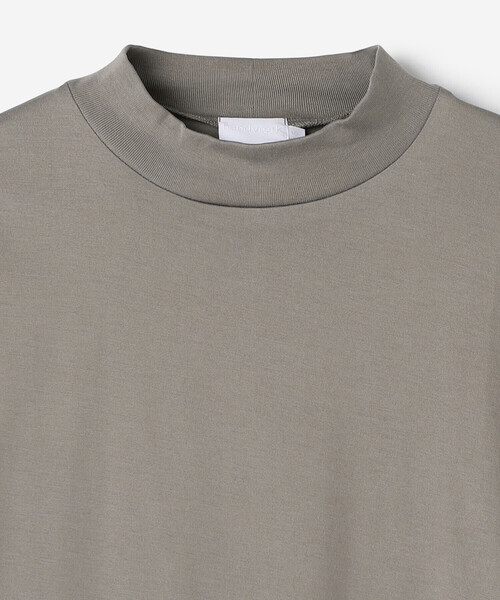 handvaerk(ハンドバーク)の「handvaerk | 60/2 ハイネック長袖Tシャツ WOMEN(Tシャツ/カットソー・レディース・ブラック/グレー系その他2/ホワイト・S)」の9枚目の写真