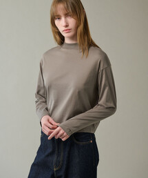 handvaerk | handvaerk | 60/2 ハイネック長袖Tシャツ WOMEN(Tシャツ/カットソー)