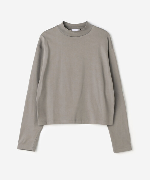 handvaerk(ハンドバーク)の「handvaerk | 60/2 ハイネック長袖Tシャツ WOMEN(Tシャツ/カットソー・レディース・ブラック/グレー系その他2/ホワイト・S)」の4枚目の写真