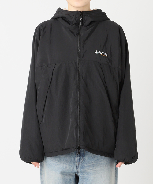 【11/4迄】新品ALTUS/アルタスSLOBE別注リバーシブルブルゾンブラック 中古・古着通販】ALTUS (アルタス) SLOBE別注 リバーシブルブルゾン