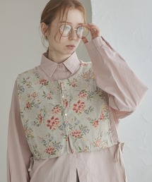 Crisp | サイドリボンベスト(ベスト)