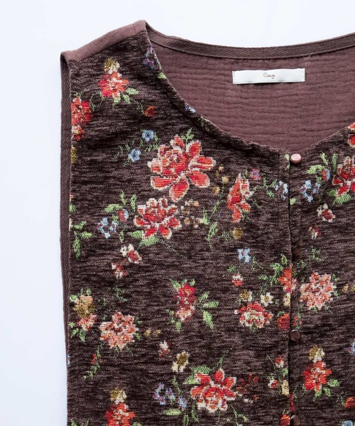 Crisp(クリスプ)の「サイドリボンベスト(ベスト・レディース・ブラウン/アイボリー・FREE)」の21枚目の写真