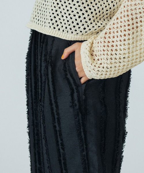 ROSE BUD(ローズバッド)の「EASY JACQUARD PANTS(その他パンツ・レディース・ホワイト/ライトグリーン/ブラック・ONE SIZE)」の20枚目の写真