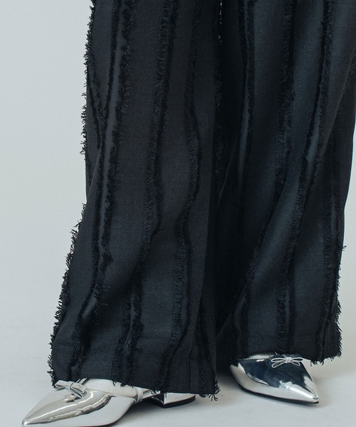 ROSE BUD(ローズバッド)の「EASY JACQUARD PANTS(その他パンツ・レディース・ホワイト/ライトグリーン/ブラック・ONE SIZE)」の21枚目の写真