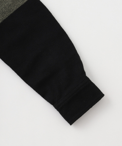 C.E（シーイー）の「C.E / シーイー cavemp STRIPE FLANNEL BIG SHIRT KHAK（シャツ/ブラウス・メンズ・カーキ・MEDIUM/LARGE）」の4枚目の写真