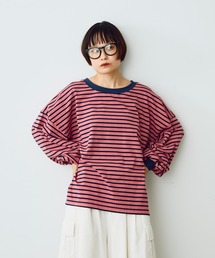 Crisp | ボリュームボーダーTシャツ(Tシャツ/カットソー)
