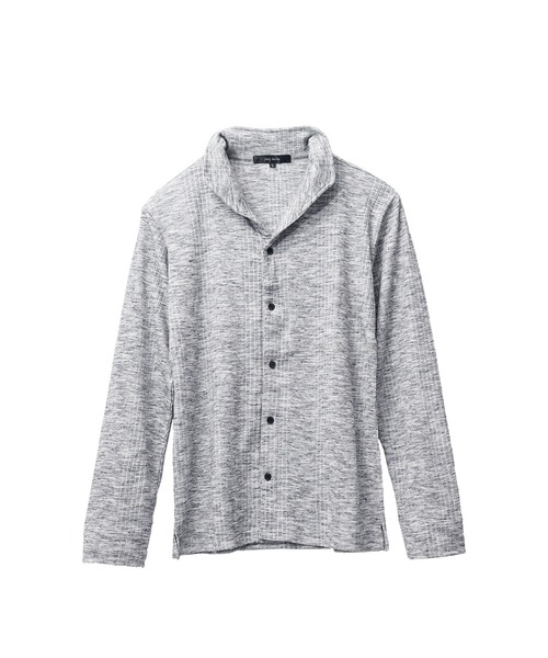 JOKER(ジョーカー)の「テレコ衿ワイヤーイタリアンカラーシャツ メンズ 長袖 シャツ 春服 冬服(シャツ/ブラウス・メンズ・スミクロ/ホワイト/ブラック・L/M/XL)」の19枚目の写真