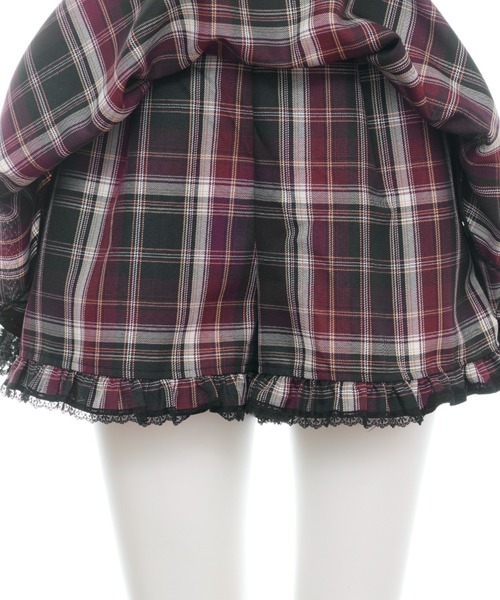 Secret Honey（シークレットハニー）の「リボンタブレースアップスカパン（スカート・レディース・ピンク/ワインレッド・MEDIUM）」の12枚目の写真