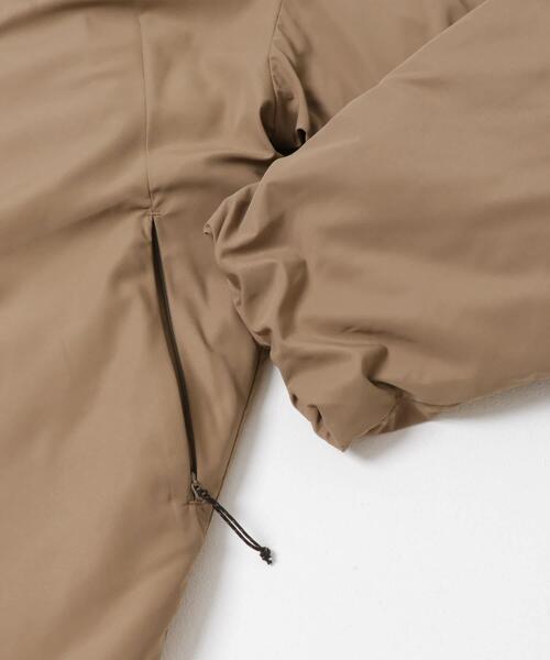 EKAL（エカル）の「『UR TECH』中綿 ノーカラーコート（ダウンジャケット/コート・レディース・モカ/ダークブラウン/チャコールグレー・ONE）」の17枚目の写真