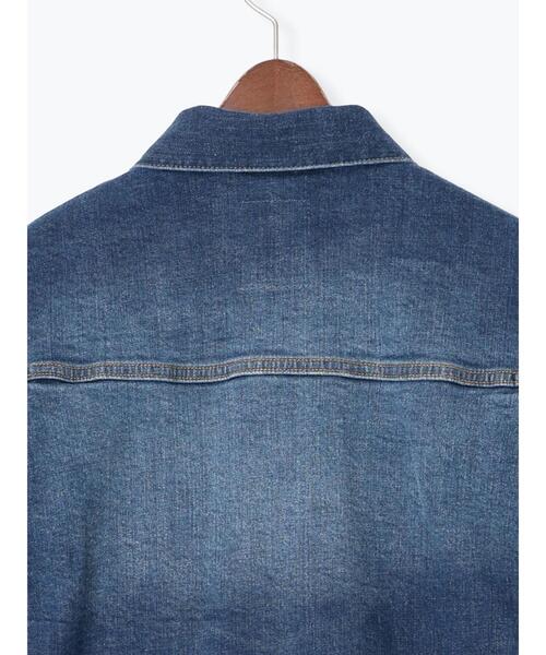 Te chichi(テチチ)の「denimジャケット《2025winter catalog item》(ノーカラージャケット・レディース・ネイビー/ブルー・F)」の16枚目の写真