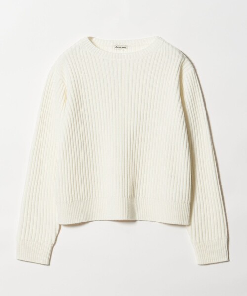 Steven Alan（スティーブンアラン）の「＜Steven Alan＞ウール リブ プルオーバー ニット（ニット/セーター・レディース・オフホワイト/ネイビー・FREE）」の10枚目の写真