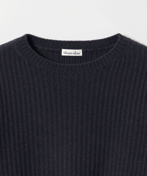 Steven Alan（スティーブンアラン）の「＜Steven Alan＞ウール リブ プルオーバー ニット（ニット/セーター・レディース・オフホワイト/ネイビー・FREE）」の18枚目の写真