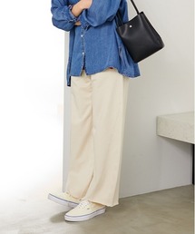 Right-on（ライトオン）の「【HONEYSUCKLE ROSE】加工スウェットパンツ (トレンド/リラックス/柔らか素材/微光沢)（スウェットパンツ）」