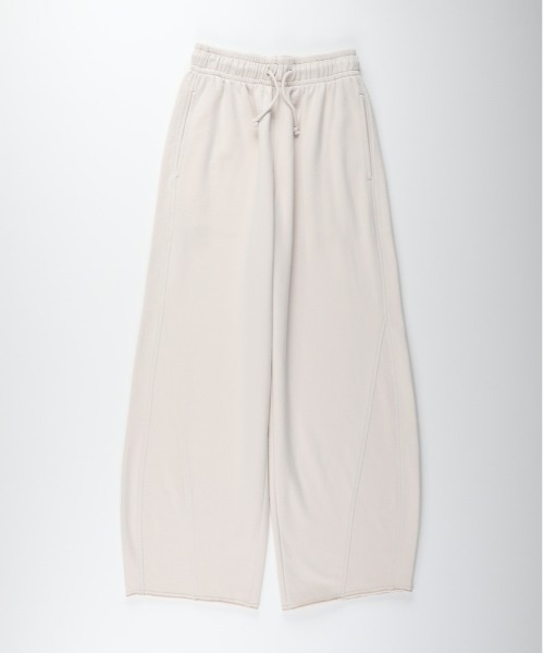 Right-on(ライトオン)の「【HONEYSUCKLE ROSE】加工スウェットパンツ (トレンド/リラックス/柔らか素材/微光沢)(その他パンツ・レディース・オフホワイト/ダークグレー/ブラック/グレー・S/M/L)」の5枚目の写真