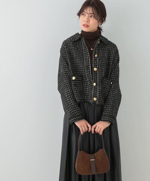 セール】F by ROSSO ベロアツイードジャケット（その他アウター）｜F