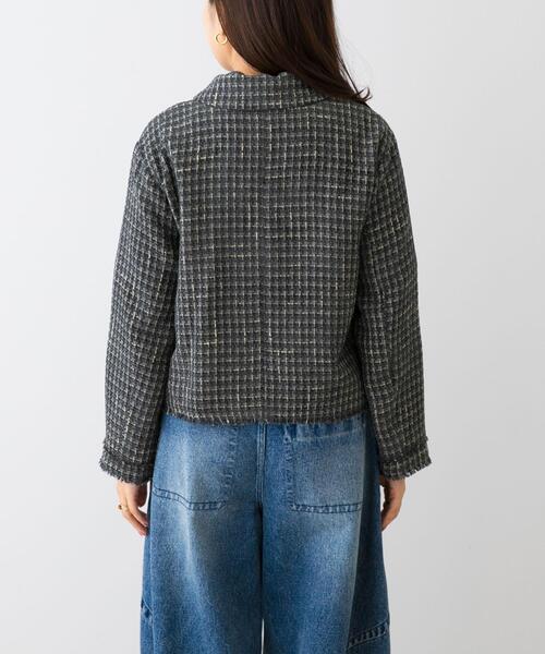 セール】F by ROSSO ベロアツイードジャケット（その他アウター）｜F