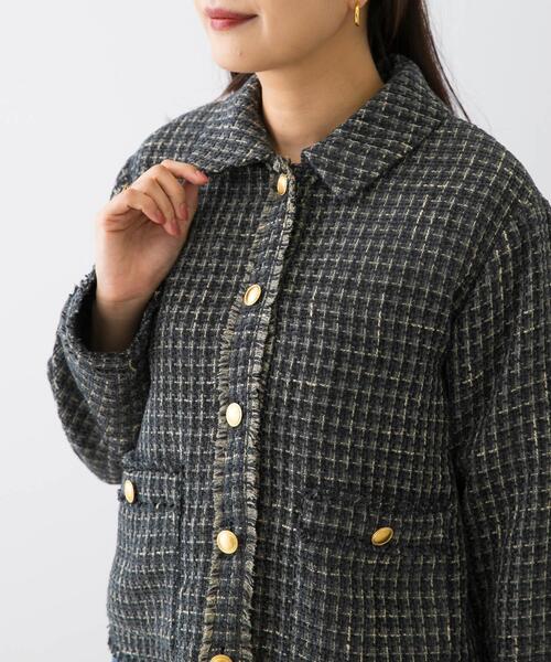 セール】F by ROSSO ベロアツイードジャケット（その他アウター）｜F