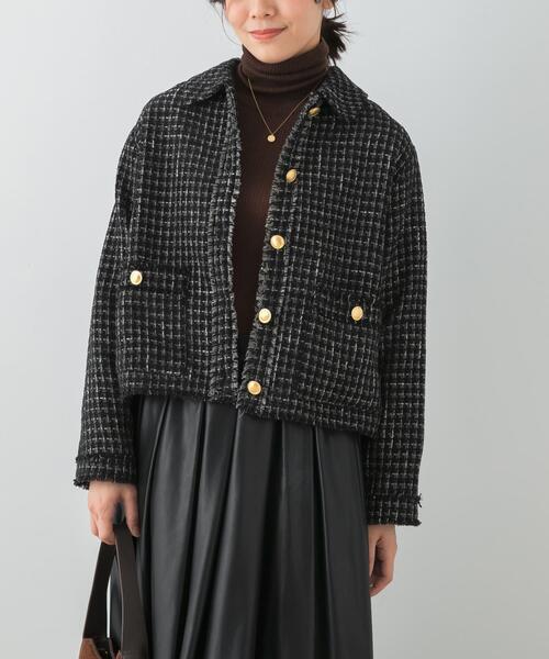 アーバンリサーチ ロッソ（URBAN RESEARCH ROSSO）/F by ROSSO　ベロアツイードジャケット セール】F by ROSSO ベロアツイードジャケット（その他アウター）｜F