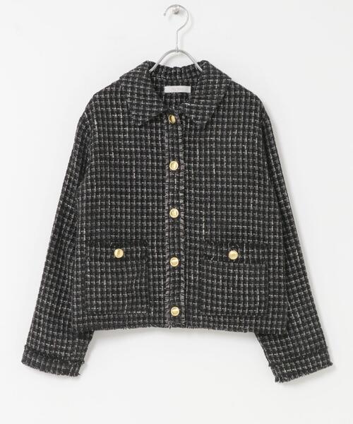 セール】F by ROSSO ベロアツイードジャケット（その他アウター）｜F