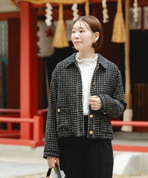 URBAN RESEARCH ROSSO ツイード ノーカラー ジャケット 楽天市場】F by ROSSO ツイードノーカラージャケット／アーバン