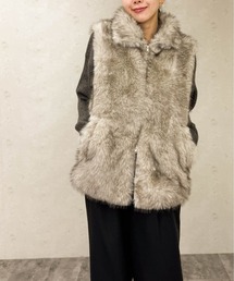 Per sist ence（パーシエンス）の「フェイクファースタンドカラージレ（その他アウター）」