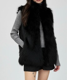 Per sist ence（パーシエンス）の「フェイクファースタンドカラージレ（その他アウター）」