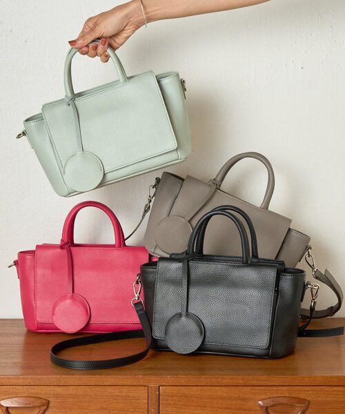 BEARDSLEY（ビアズリー）の「ミニハンドバッグ（ハンドバッグ・レディース・ピンク/ミント/ブラック/グレー系その他・FREE）」の6枚目の写真